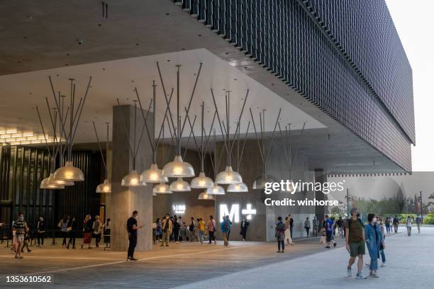 m+ museum at west kowloon cultural district, hong kong - art and city museum stock pictures, royalty-free photos & images