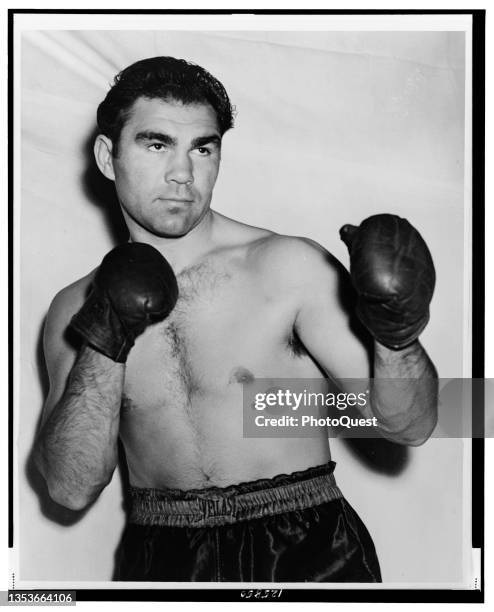 Portrait of German boxer Max Schmeling , New York, New York, 1938.