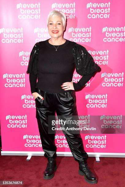 Denise Welch attends the Cheshire Premiere of "The Colour Room" in aid of Prevent Breast Cancer at Rex Cinema on November 16, 2021 in Wilmslow,...