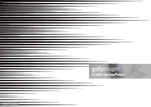 horizontal speed lines - line drawing activity stock illustrations