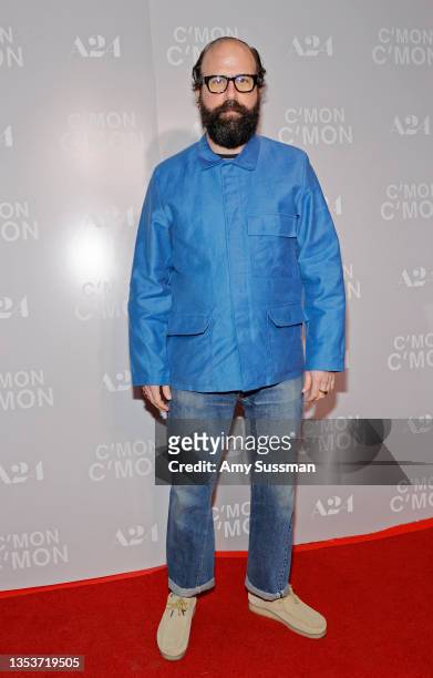 Brett Gelman attends the Los Angeles special screening of A24's "C'mon C'mon" at Fine Arts Theatre on November 16, 2021 in Beverly Hills, California.