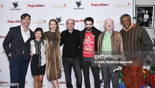 Jerry O'Connell, Isadora Swann, Sara Lindsey, Brandon Burrows, Alex Merkin, Steven C. Bennett, and Keith David attend the world premiere of Paramount...