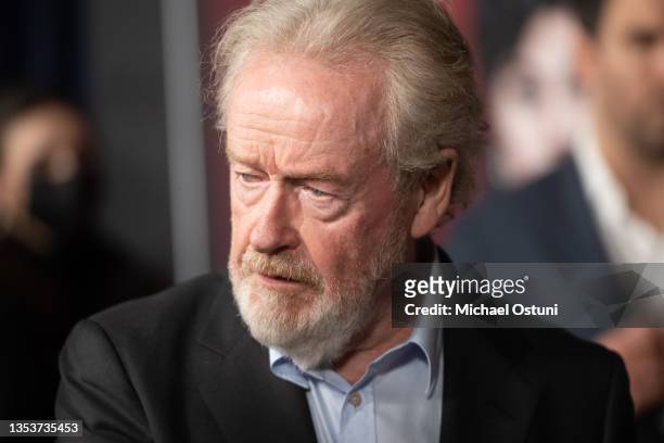 Ridley Scott attends the "House Of Gucci" New York Premiere at Jazz at Lincoln Center on November 16, 2021 in New York City.