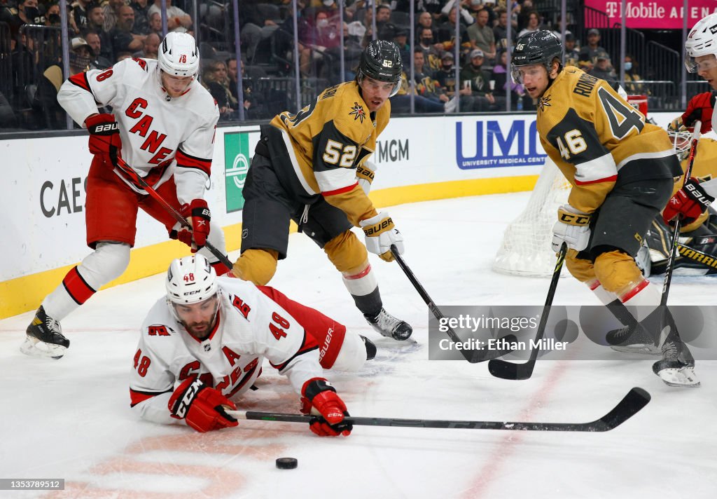 Carolina Hurricanes v Vegas Golden Knights