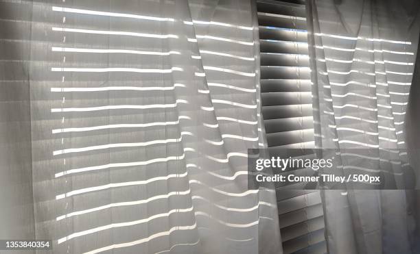 close-up of window blinds,columbia,south carolina,united states,usa - jalousie stock pictures, royalty-free photos & images