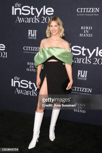 January Jones attends the 6th Annual InStyle Awards on November 15, 2021 in Los Angeles, California.