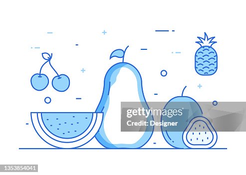 Fruits Related Process Infographic Template. Process Timeline Chart. Workflow Layout with Linear Icons Fruits Related Process Infographic Template. Process Timeline Chart. Workflow Layout with Linear Icons