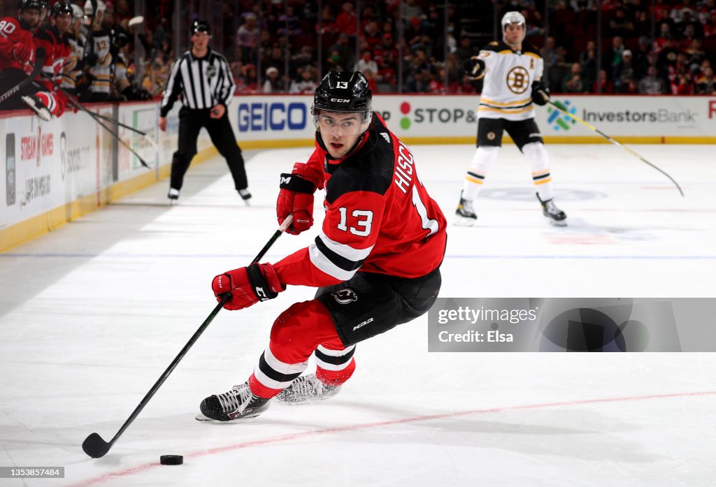 Boston Bruins v New Jersey Devils