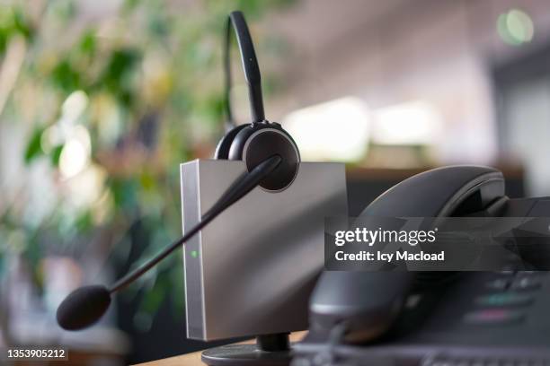 telecommunication - microphone desk stock pictures, royalty-free photos & images