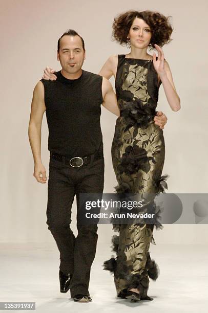 Louis Verdad and model during Mercedes-Benz Fall 2006 L.A. Fashion Week at Smashbox Studios - Louis Verdad - Runway at Smashbox Studios in Culver...