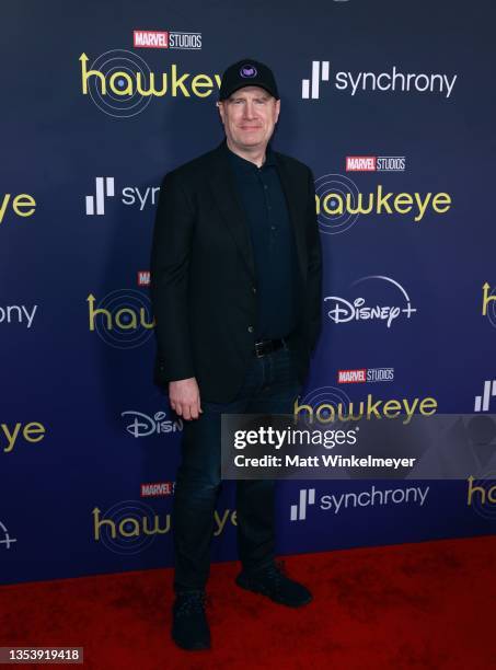 Kevin Feige, President, Marvel Studios and Chief Creative Officer, Marvel Entertainment, attends the Marvel Studios' Los Angeles Premiere of...