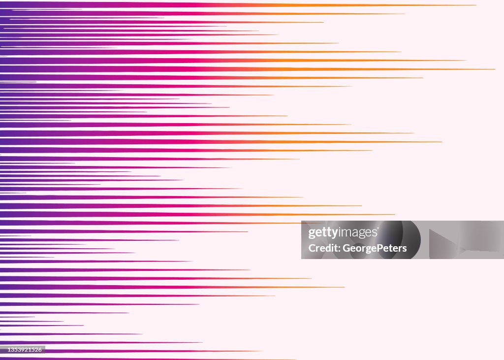 Horizontal speed lines background