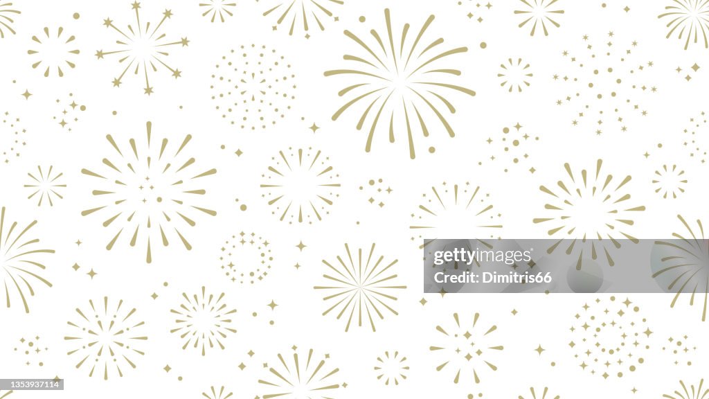 Sfondo senza soluzione di continuità di Fireworks