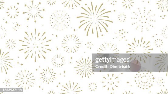 Fireworks seamless background Fireworks seamless background