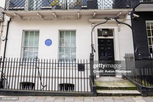 50 berkeley square in mayfair, london, uk is a reportedly haunted townhouse. - phatianov stock pictures, royalty-free photos & images