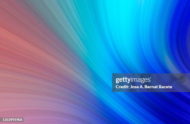 abstract background with blue light trails of wavy shapes. - see background stock pictures, royalty-free photos & images