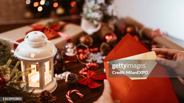 sending out christmas wishes - wishlist stock pictures, royalty-free photos & images