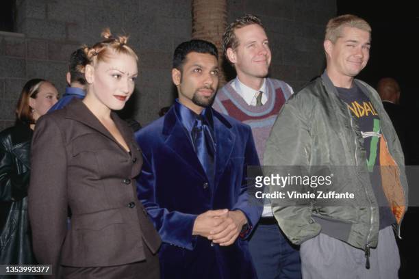 American rock band No Doubt attend the 1997 Billboard Music Awards, held at the MGM Grand Garden Arena in Las Vegas, Nevada, 8th December 1997.