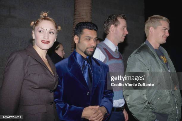 American rock band No Doubt attend the 1997 Billboard Music Awards, held at the MGM Grand Garden Arena in Las Vegas, Nevada, 8th December 1997.