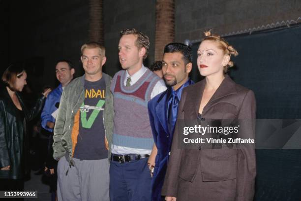 American rock band No Doubt attend the 1997 Billboard Music Awards, held at the MGM Grand Garden Arena in Las Vegas, Nevada, 8th December 1997.