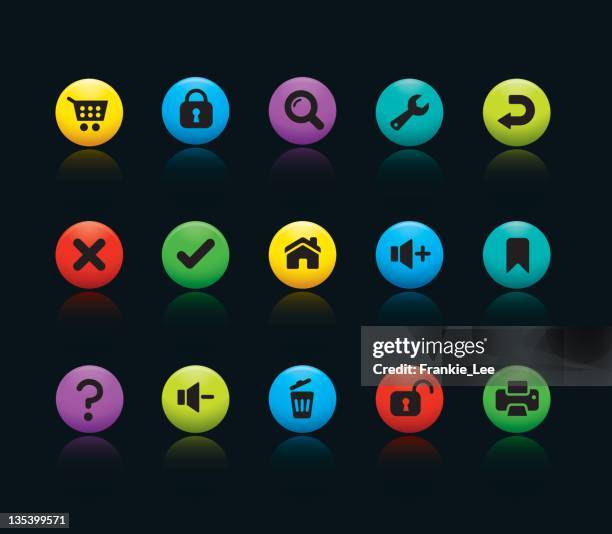brights - internet & toolbar - printer security stock illustrations