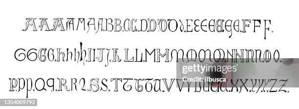 Ancient French Script 17,815 French Alphabet Stock Photos, High-Res Pictures, and Images ...