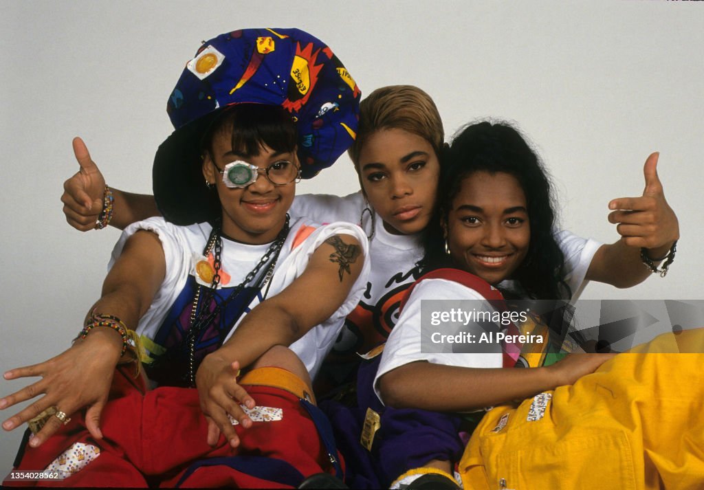 Tlc R&b R & B group TLC appear in a portrait taken on October 10, 1992 in New ...