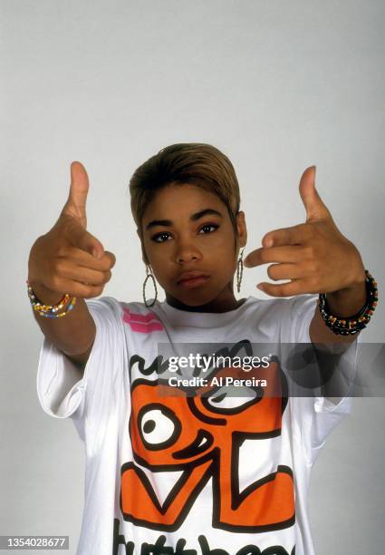 Tionne Watkins aka T-Boz of the R & B group TLC appears in a portrait taken on October 10, 1992 in New York City.