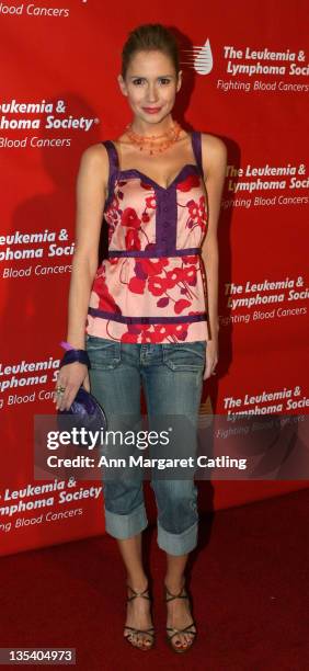 Ashley Jones during The Leukemia and Lymphoma Society Presents The 2nd Annual Celebrity Rock N Bowl Event-Arrivals at Lucky Strikes Lane in...