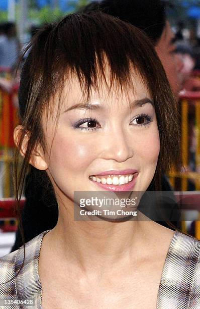 Fann Wong during IIFA Bollywood Awards 2004 - Arrivals at Indoor Stadium in Singapore, SGP, Singapore.
