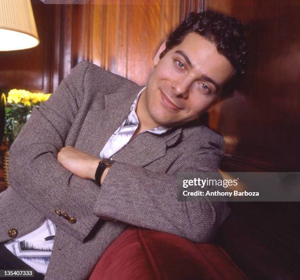 Portrait of American singer and musician Michael Finstein, 1990s.