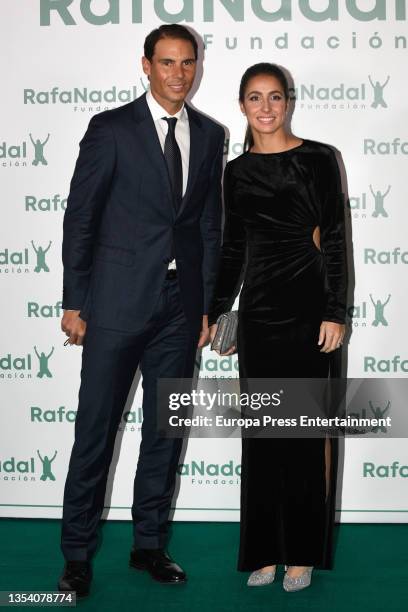 Rafael Nadal and Maria Francisca Perello attended the celebration of the 10th anniversary of the Rafa Nadal Foundation held at the Italian Consulate...