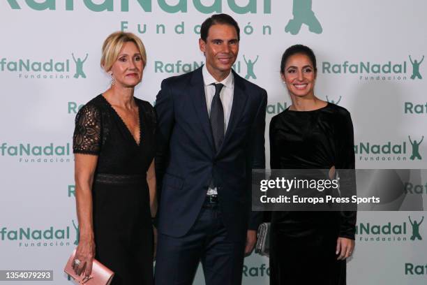 Ana Maria Parera, President of Rafa Nadal Foundation, Rafa Nadal, founder of Rafa Nadal Foundation and Xisca Perello, General Director of Rafa Nadal...