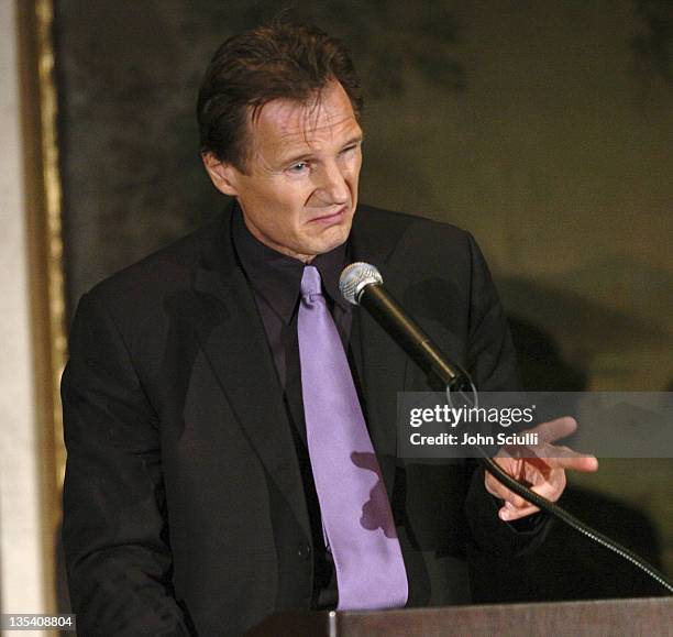 Liam Neeson, winner of the Best Actor Award for his role in "Kinsey"