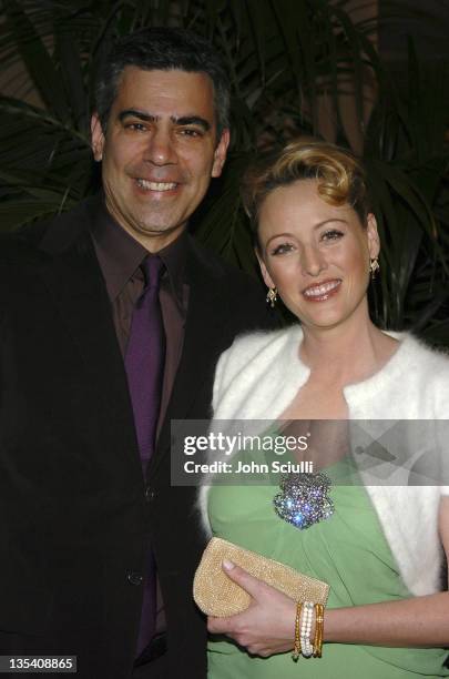 Michael London and Virginia Madsen, winners of the Best Picture Award for "Sideways"