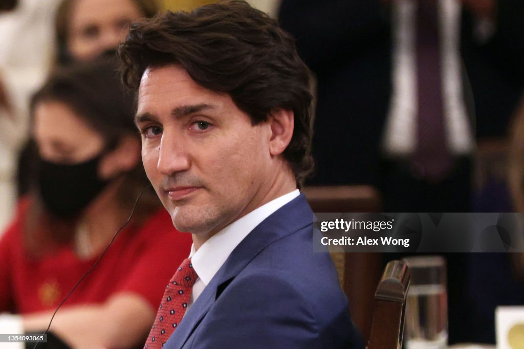 President Biden Meets With Leaders Of Mexico And Canada In The White House