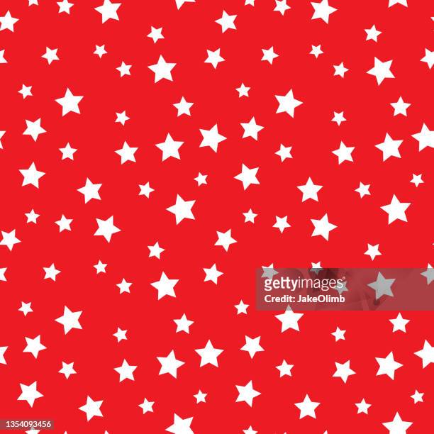 ilustrações, clipart, desenhos animados e ícones de padrão de estrelas vermelho - padrão em estrela