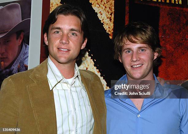 Jeff Hephner and Derek Richardson during Lions Gate Films' "Hostel" Cast and Crew Screening - Arrivals at Arclight Theatre in Hollywood, California,...