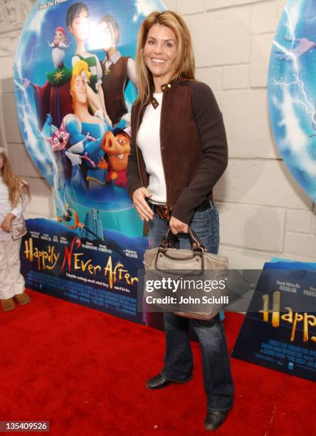 Lori Loughlin during Los Angeles Premiere of LionsGate's "Happily N'Ever After" Hosted by the Hot Moms Club at The Mann Festival Theater in Westwood,...