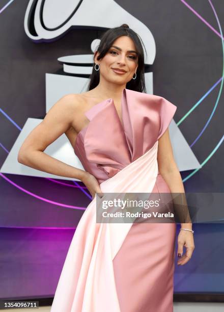 Ana Brenda Contreras attends The 22nd Annual Latin GRAMMY Awards at MGM Grand Garden Arena on November 18, 2021 in Las Vegas, Nevada.