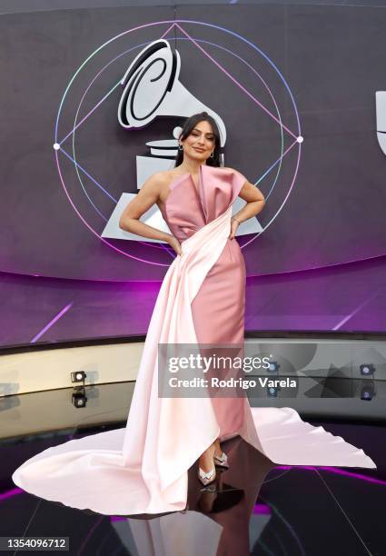 Ana Brenda Contreras attends The 22nd Annual Latin GRAMMY Awards at MGM Grand Garden Arena on November 18, 2021 in Las Vegas, Nevada.