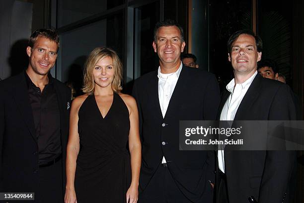 Daniel Travis, Blanchard Ryan, Steve Beeks, president Lions Gate Entertainment and Tom Ortenberg, president of Lions Gate Entertainment