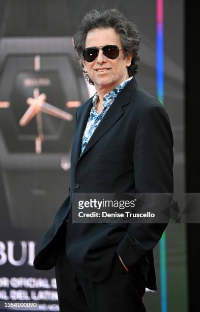 Andrés Calamaro attends The 22nd Annual Latin GRAMMY Awards at MGM Grand Garden Arena on November 18, 2021 in Las Vegas, Nevada.