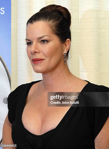 Marcia Gay Harden during Antiquorum Presents Omegamania Los Angeles Cocktail Party at Regent Beverly Wilshire in Los Angeles, California, United...