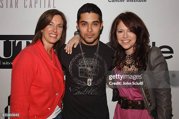 Dr. Beth Karlan, Wilmer Valderrama and Elyse Walker