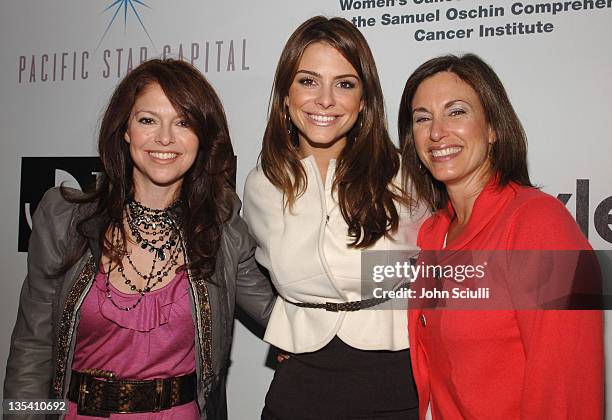 Elyse Walker, Maria Menounos and Dr. Beth Karlan during 2nd Annual "The Pink Party" A Star-Studded Elyse Walker Benefit Supporting Cedars-Sinai...