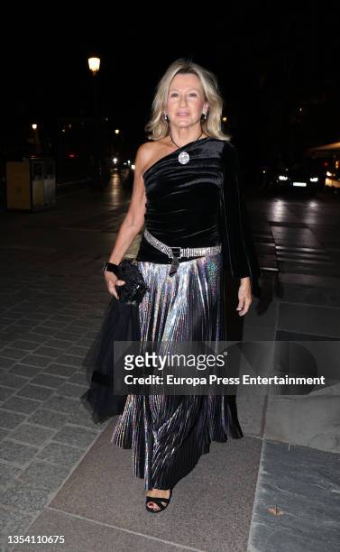 Miriam Lapique arrives at the Teatro Real to attend the Annual Grand Gala with the concert Fusion, November 18 in Madrid, Spain. Since 2017, the...