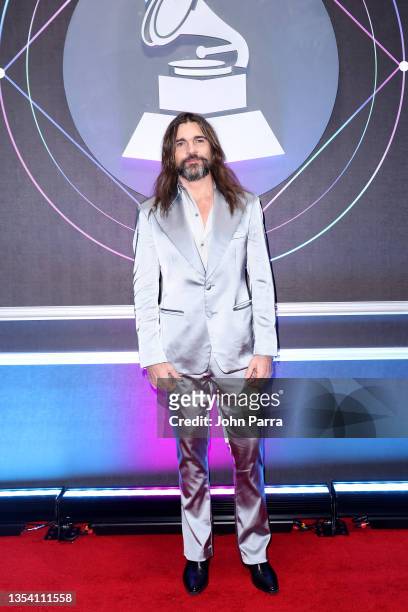 Juanes attends The 22nd Annual Latin GRAMMY Awards at MGM Grand Garden Arena on November 18, 2021 in Las Vegas, Nevada.