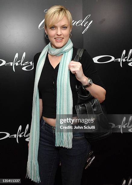 Elaine Hendrix during Oakley Women's Eyewear Launch Party at Sunset Tower Hotel in West Hollywood, California, United States.