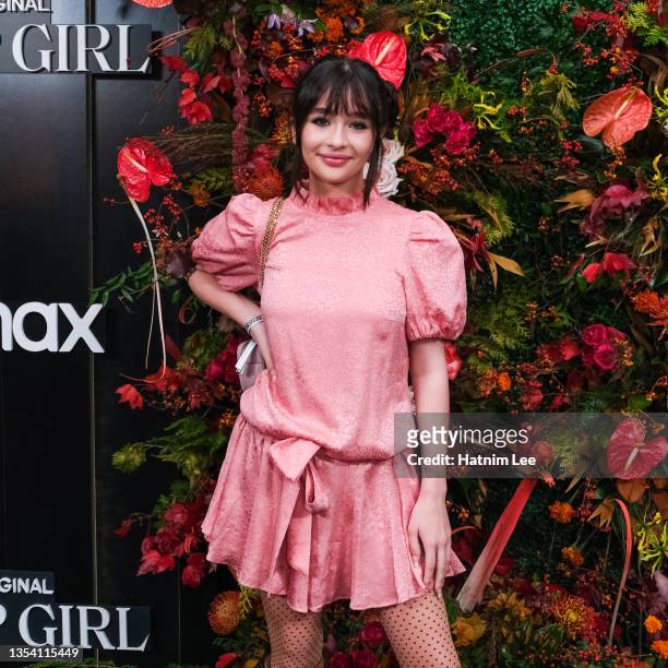 Malina Weissman attends "Gossip Girl" Season 1, Part 2 Premiere on November 18, 2021 in New York City.